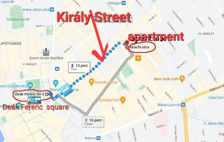 Downtown Acacia Str Apartment Budapest Eksteriør billede